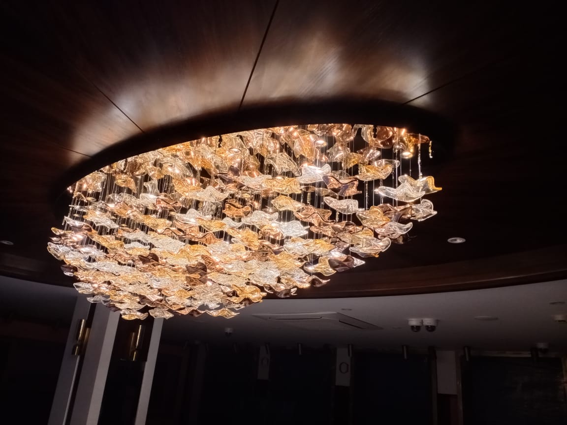 Rustic candle-style chandelier decorative Bangalore